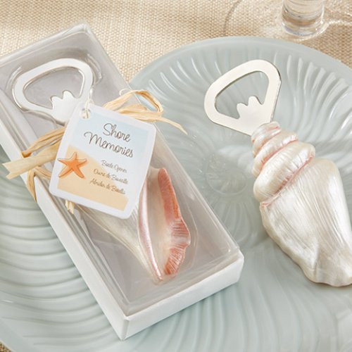 Sea Shell Bottle Opener Wedding Favours